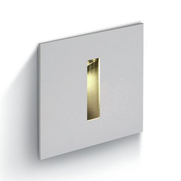 ONE Light Indoor/Outdoor Dekorative Wandeinbauleuchte - Wandeinbauleuchte - 5,6 x 5,4 x 5,6 cm - 3W dimmbare LED inkl. - IP54 - weiß