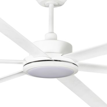 Faro Rotterdam 30 XXL – deckenventilator mit licht und fernbedienung – Ø 300 cm – 32W LED inkl. – matt weiß