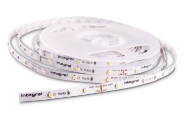 Integral LED Leiste - 1 cm breit, 500 cm lang - 24Vdc - 12 W pro Meter - IP20 - 3000K