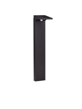 Nova Luce Tek - Gartenpfosten - 11,3 x 65 x 19 cm - 1W LED inkl. - IP54 - Sand schwarz
