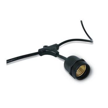 ONE Light - Lichtkabel - 8,5 Meter - E27 - IP44 - schwarz