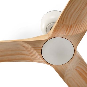 Faro Heywood S - Deckenventilator - Ø 90  cm - matt Weiß und Kiefer