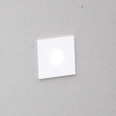 Nova Luce Passaggio - Wandeinbauleuchte - 3,9 x 2,2 x 3,9 cm - 1W LED inkl. - IP54 - weiß
