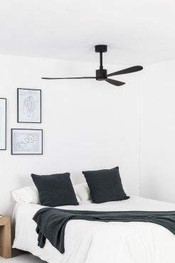Faro Amelia - Deckenventilator - Ø 132 x 26 cm - 6 Geschwindigkeiten - inkl. Fernbedienung mit Timer - schwarz