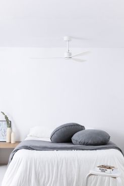 Faro Amelia - Deckenventilator - Ø 132 x 26 cm - 6 Geschwindigkeiten - inkl. Fernbedienung mit Timer - weiß