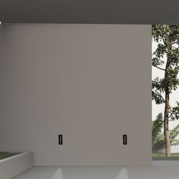 Nova Luce Aizen - Wandeinbauleuchte - 5 x 13,5 x 6,5 cm - 3W LED inkl. - IP65 - dunkel anthrazit