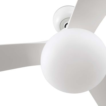 Faro Outwood L - deckenventilator mit licht - Ø 150 cm - IP44 - matt weiß