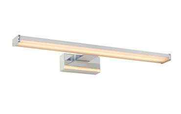 Lucide Onno - Spiegelbeleuchtung Bad - 40 x 12,1 x 4,2 cm - 8W LED inkl. - IP44 - Chrom matt