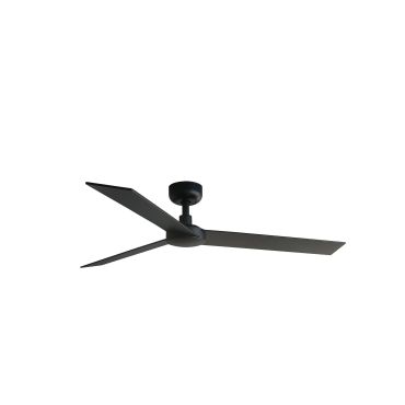 Faro Rudder L - Deckenventilator - Ø 132 cm - matt schwarz und walnuss